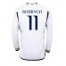 Real Madrid Rodrygo Goes #11 Hjemmedrakt 2023-24 Lange ermer